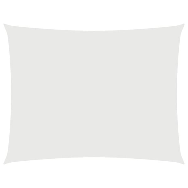 vidaXL Sunshade Sail Oxford Fabric Rectangular 3x4.5 m White