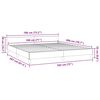 vidaXL Bed Frame without Mattress Dark Grey 183x203 cm King Fabric