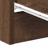 vidaXL Bedside Cabinets 2 pcs Brown Oak 38x35x56 cm Engineered Wood
