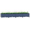 vidaXL Raised Bed | Blue grey | Polypropylene | Medium | Durable | Raised Bed