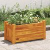 vidaXL Garden Raised Bed Acacia Wood 50x25x25 cm