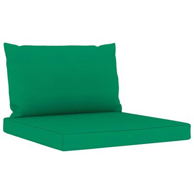 vidaXL 8 Piece Garden Lounge Set with Cushions Green