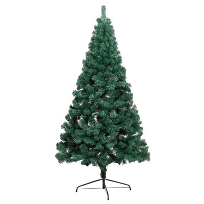 vidaXL Artificial Half Pre-lit Christmas Tree with Ball Set Green 150 cm