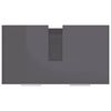 vidaXL Bathroom Cabinet High Gloss Grey 60x33x61 cm Engineered Wood