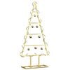 vidaXL Metal Christmas Tree for Decoration Black 60 cm