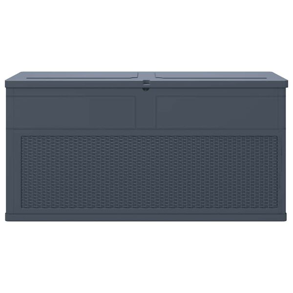 vidaXL Garden Storage Box 320 L Anthracite