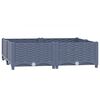 vidaXL Raised Bed 80x80x23 cm Polypropylene