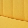vidaXL Sofa Fabric 117x55.5x77 cm Yellow