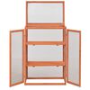 vidaXL Greenhouse Wood 75x47x109 cm