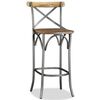 vidaXL Bar Stool Solid Mango Wood
