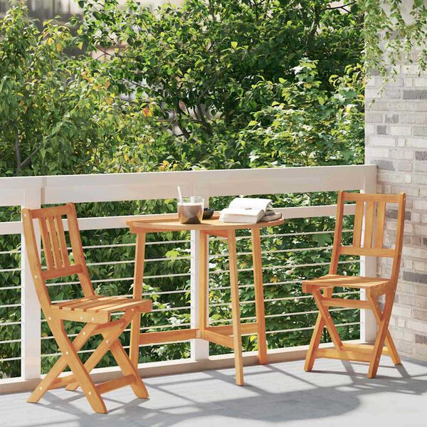 vidaXL Garden Chair 2 pcs Brown 36 x 46 x 86cm Solid Acacia wood
