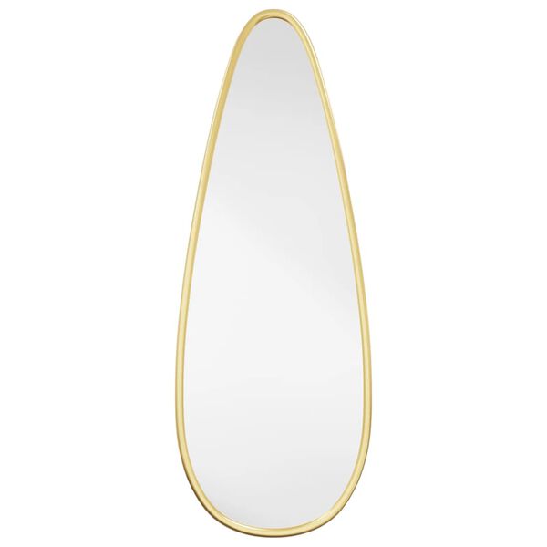 vidaXL Wall Mirror Gold 40x15 cm