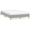 vidaXL Bed Frame without Mattress Light Grey 120x200 cm Fabric