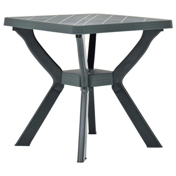 vidaXL Bistro Table Green 70x70x72 cm Plastic