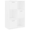 vidaXL Storage Cabinet White 60x29,5x90 cm Engineered Wood