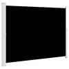 vidaXL Patio Retractable Side Awning 220x314 cm Black