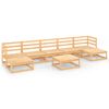 vidaXL 8 Piece Garden Lounge Set Solid Wood Pine