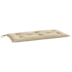 vidaXL Garden Bench Cushion Beige 100x50x7 cm Oxford Fabric