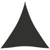 vidaXL Sunshade Sail Oxford Fabric Triangular 5x6x6 m Anthracite