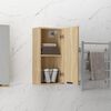 vidaXL Wall-mounted Bathroom Cabinet Sonoma Oak 32x20x67 cm