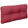 vidaXL Pallet Cushions 2 pcs Wine Red Fabric