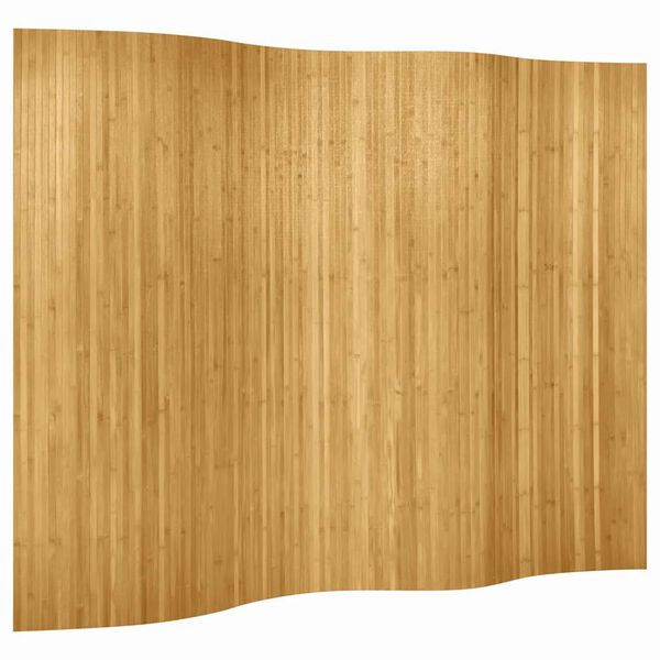 vidaXL Room Divider Bamboo Natural Width 250 cm Height 165 cm