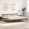 vidaXL Bed Frame without Mattress Honey Brown Solid Wood 200x200 cm