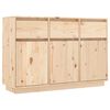 vidaXL Sideboard 110x34x75 cm Solid Wood Pine