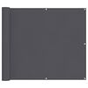 vidaXL Balcony Screen Anthracite 90x300 cm Oxford Fabric
