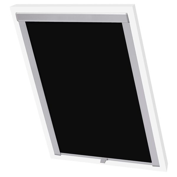 vidaXL Blackout Roller Blinds Black 206
