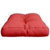 vidaXL Pallet Cushion Red 70x40x12 cm Fabric