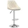 vidaXL Bar Stool Cream Velvet