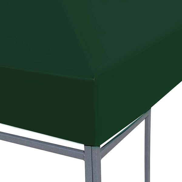 vidaXL Gazebo Top Cover 310 g/m² 4x3 m Green