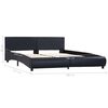 vidaXL Bed Frame with LED without Mattress Black 180x200 cm Super King
