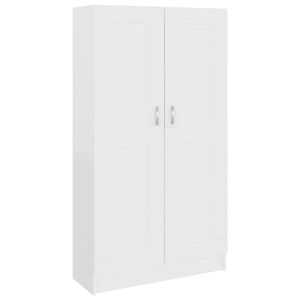 vidaXL Book Cabinet White 82,5x30,5x150 cm Engineered Wood