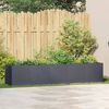 vidaXL Planter Anthracite 200x40x40 cm Cold-rolled Steel
