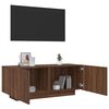 vidaXL TV Cabinet Brown Oak 100x35x40 cm Engineered Wood
