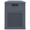 vidaXL Garden Storage Box 320 L Anthracite