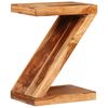 vidaXL Side Table Z-shaped Solid Acacia Wood
