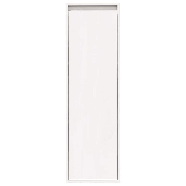 vidaXL Wall Cabinet White 30x30x100 cm Solid Pinewood