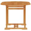 vidaXL Garden Table 150x90x75 cm Solid Teak Wood