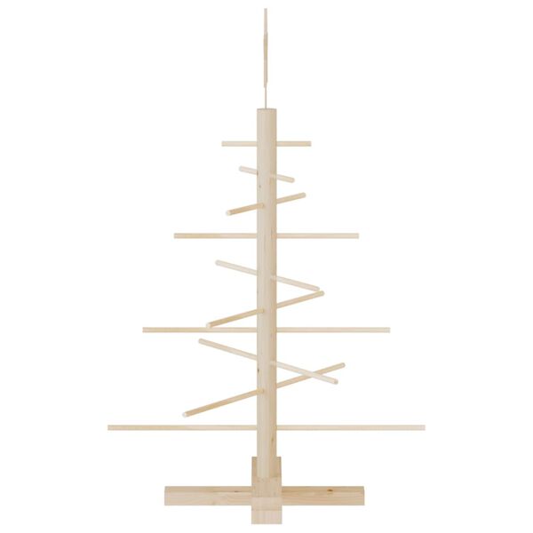 vidaXL Wooden Christmas Tree for Decoration 75 cm Solid Wood Pine