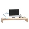 vidaXL Monitor Stand 100x27x15 cm Solid Wood Pine