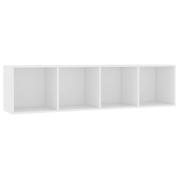 vidaXL Book Cabinet/TV Cabinet White 143x30x36 cm