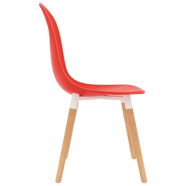 vidaXL Dining Chairs 6 pcs Red 47 x 50.5 x 83 cm