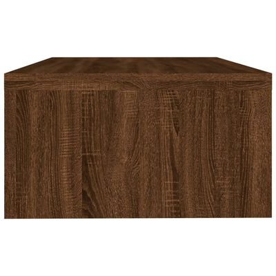 vidaXL Monitor Stand Brown Oak 42x24x13 cm Engineered Wood