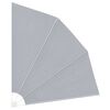 vidaXL Collapsible Balcony Side Awning Grey 210x210 cm