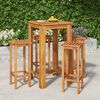 vidaXL 5 Piece Garden Bar Set Solid Wood Acacia