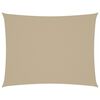 vidaXL Sunshade Sail Oxford Fabric Rectangular 5x7 m Beige