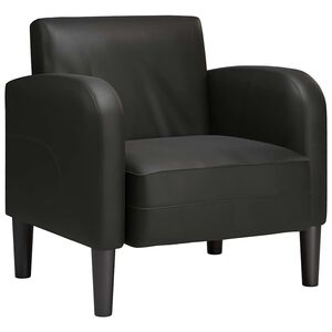 vidaXL Sofa Chair with Armrests Black 54 cm Faux Leather